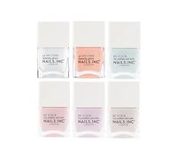 Nails Inc Be Your Inc.redible Self Sweetest Pastels Nail Polish Set, Sugar Inspired, Spring Shades, Pastel Colours, Highly Pigmented, Glossy Finish, Long Lasting, 6 Piece Gift Set
