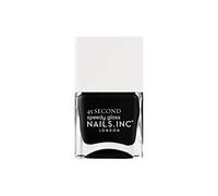 Nails Inc. Cambridge Calls My Name, Black, No Chip, Long Lasting, Quick Dry, Air Dry, Professional Manicures & Pedicures, Fingernails & Toenails, Vegan Nail Polish, 14 ML