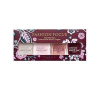 Nails.INC Fashion Focus Nail Polish 4-Piece Set, Trend Inspired Nail Shades, Swatched from the Catwalk, Longwear Rapid Dry Formulation, Cruelty Free, Vegan, 21 Free