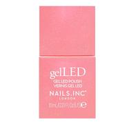 Nails.INC GelLED UV/LED Gel Nail Polish, Bronze Glitz, Rose Gold, Long Lasting, High Shine Colour, Quick Cure Formula, Cruelty Free, Art Gel Manicure At Home, 30-60 Second Cure Time, 10 ML