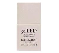 Nails.INC GelLED UV/LED Gel Nail Polish, Bubblegum Shine, Pink Shimmer, Long Lasting, High Shine Colour, Quick Cure Formula, Cruelty Free, Art Gel Manicure At Home, 30-60 Second Cure Time, 10 ML
