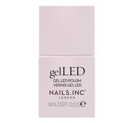 Nails.INC GelLED UV/LED Gel Nail Polish, Champaign Campaign, Light Pale Pink, Long Lasting, High Shine Colour, Quick Cure Formula, Cruelty Free, Art Gel Manicure At Home, 30-60 Second Cure Time, 10 ML