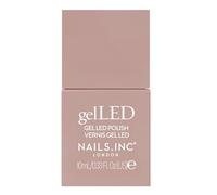 Nails.INC GelLED UV/LED Gel Nail Polish, Chick Flick, Beige Nude, Long Lasting, High Shine Colour, Quick Cure Formula, Cruelty Free, Art Gel Manicure At Home, 30-60 Second Cure Time, 10 ML