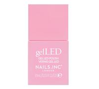 Nails.INC GelLED UV/LED Gel Nail Polish, Pink Chiffon, Candy Pink, Long Lasting, High Shine Colour, Quick Cure Formula, Hema Free, Art Gel Manicure At Home, 30-60 Second Cure Time, 10 ML