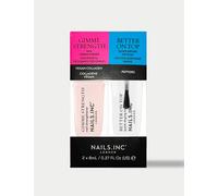 Nails Inc. Gimme Strength X Better On Top Nail Treatment Duo No Colour