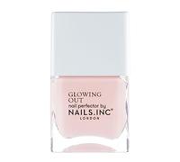 Nails.INC Glow With The Flow Glow-Enhancing, Pink Sheer, Glossy, No Chip, Long Lasting, Quick Dry, Air Dry, Professional Manicures & Pedicures, Fingernails & Toenails, Vegan Nail Polish, 14 ML