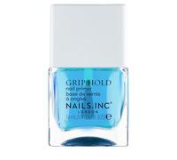 Nails Inc Grip Hold Nail Primer Base Coat With AHA's, Advanced Polish Adhesion, Colour Locking Formula, Improves Nail Lacquer, Long Wear, Smoothening Nail Care, Priming Nail Base Coat, 14 ML
