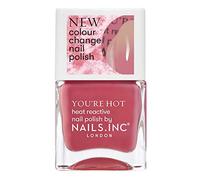 Nails Inc Hot Intentions Thermochromic Polish, peach, 14 millilitre
