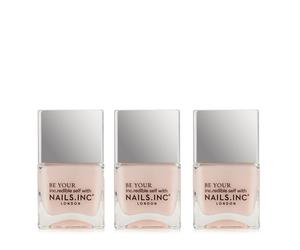 Nails Inc Hyaluronic Glow Base Coat Trio