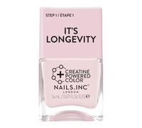 Nails.INC It's Longevity Wellness & Wear Ana Light Mauve Colour Nail Polish | Enriched formula delivers salon-quality gloss, chip-resistant protection, and smooth coverage for healthy-looking manicure.