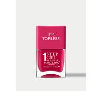 Nails Inc. It's Topless 1-Step Gel Like Nail Polish 14ml Red Mix