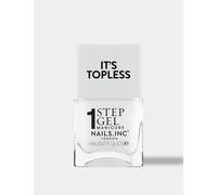 Nails Inc. It's Topless 1-Step Gel Nail Polish 14ml Ice White