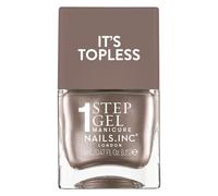Nails Inc It's Topless Gel-Like Nail Polish, 4-in-1 Base Coat, Treatment, Colour & Top Coat, Long Lasting, Strong, Chip Free Nails, Glossy Salon Quality Manicure, Air Dry Nail Polish, Khloe, 14 ML