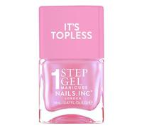Nails Inc It's Topless Gel Nail Polish, 4-in-1 Base Coat, Treatment, Colour & Top Coat, Long Lasting, Strong, Chip Free Nails, Glossy Salon Quality Manicure At Home, Vegan, Cruelty Free, Shade Addison