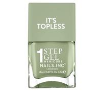 Nails Inc It's Topless Gel-Like Nail Polish, 4-in-1 Base Coat, Treatment, Colour & Top Coat, Long Lasting, Strong, Chip Free Nails, Glossy Salon Quality Manicure, Air Dry Nail Polish, Iris, 14 ML