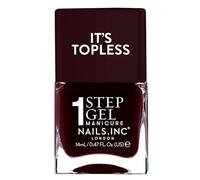 Nails Inc It's Topless Gel Nail Polish, 4-in-1 Base Coat, Treatment, Colour & Top Coat, Long Lasting, Strong, Chip Free Nails, Glossy Salon Quality Manicure At Home, Vegan, Cruelty Free, Shade Billie