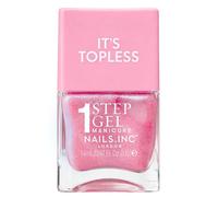 Nails.INC It's Topless Gel-Like Nail Polish, 4-in-1 Base Coat, Treatment, Colour & Top Coat, Long Lasting, Strong, Chip Free Nails, Glossy Salon Quality Manicure, Air Dry Nail Polish, Danielle, 14 ML