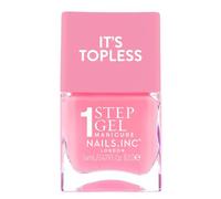 Nails Inc It's Topless Gel-Like Nail Polish, 4-in-1 Base Coat, Treatment, Colour & Top Coat, Long Lasting, Strong, Chip Free Nails, Glossy Salon Quality Manicure, Air Dry Nail Polish, Allegra, 14 ML