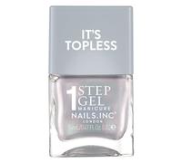 Nails Inc It's Topless Gel-Like Nail Polish, 4-in-1 Base Coat, Treatment, Colour & Top Coat, Long Lasting, Strong, Chip Free Nails, Glossy Salon Quality Manicure, Air Dry Nail Polish, Elle, 14 ML