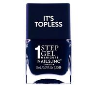 Nails Inc It's Topless Gel-Like Nail Polish, 4-in-1 Base Coat, Treatment, Colour & Top Coat, Long Lasting, Strong, Chip Free Nails, Glossy Salon Quality Manicure, Air Dry Nail Polish, Whitney, 14 ML