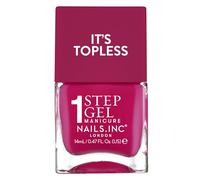 Nails Inc It's Topless Gel-Like Nail Polish, 4-in-1 Base Coat, Treatment, Colour & Top Coat, Long Lasting, Strong, Chip Free Nails, Glossy Salon Quality Manicure, Air Dry Nail Polish, Kylie, 14 ML