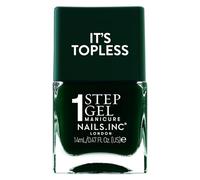 Nails Inc It's Topless Gel-Like Nail Polish, 4-in-1 Base Coat, Treatment, Colour & Top Coat, Long Lasting, Strong, Chip Free Nails, Glossy Salon Quality Manicure, Air Dry Nail Polish, Jasmine, 14 ML