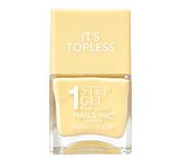 Nails.INC It's Topless Gel-Like Nail Polish, 4-in-1 Base Coat, Treatment, Colour & Top Coat, Long Lasting, Strong, Chip Free Nails, Glossy Salon Quality Manicure, Air Dry Nail Polish, Heidi, 14 ML