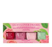 Nails Inc It's Topless Guava Over Drama Quad