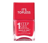 Nails.INC It's Topless India Coral 1 Step Gel Manicure Nail Polish