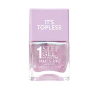 Nails.INC It's Topless Luna Purple Iridescent Gel-Like Nail Polish | Glossy 1-step gel formula lasts up to 6 days with no UV light. Formulated with bio-peptides for strong nails.