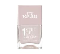 Nails.INC It's Topless Melissa Stone Nude Gel-Like Nail Polish | Glossy 1-step gel formula lasts up to 6 days with no UV light. Formulated with bio-peptides for strong nails.
