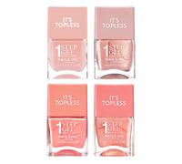 Nails Inc It's Topless Peach Glaze Quad
