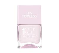 Nails.INC It's Topless Wren Pale Pink Gel-Like Nail Polish | Glossy 1-step gel formula lasts up to 6 days with no UV light. Formulated with bio-peptides for strong nails.