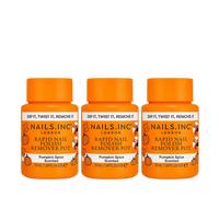 Nails Inc Limited Edition Pumpkin Spiced Pot Remover Trio