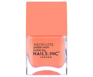 Nails Inc. London Neons long-lasting nail polish with neon shades 14 ml, Brighton Grove