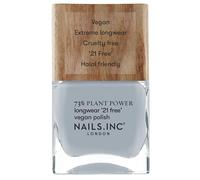 Nails Inc. London Plant Power eco nail polish - long-lasting & plastic-free 14 ml, Fresh Air Dont Care