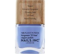 Nails Inc. London Plant Power eco nail polish - long-lasting & plastic-free 14 ml, Soul Surfing