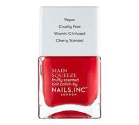 Nails Inc Main Squeeze Cherry Scented Vegan Nail Polish, Cheery Special, 14ml