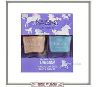 Nails Inc Nail Polish Duo, Sparkle Like A Unicorn, 2 X 14 ml