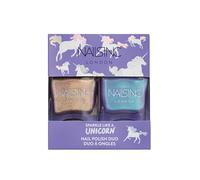 Nails Inc Nail Polish Duo, Sparkle Like A Unicorn, 2 X 14 ml