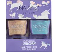 Nails Inc Nail Polish Duo, Sparkle Like A Unicorn, 2 X 14 ml