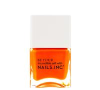 Nails Inc Be Your Inc.redible Self, Walker's Court, Orange, Neon, No Chip, Long Lasting, Quick Dry, Air Dry, Professional Manicures & Pedicures, Fingernails & Toenails, Vegan Nail Polish, 14 ML