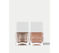 Nails Inc. Nails.INC Mocha Mousse Nail Polish Duo Brown