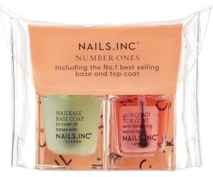 Nails Inc Nails.INC Number Ones Base and Top Coat Minis Duo 2x 5 ml (Pack of 5)