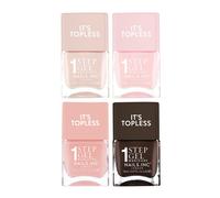 Nails Inc New Year, New Neutrals It's Topless 4 Piece Collection
