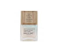 Nails Inc Plant Power Nail Polish, Glowing Somewhere, Shimmer, 73% Plant-Based, Long Wearing, Quick Dry, High Shine Gel Like Finish, 21-Free, Vegan & Cruelty Free Nail Polish, 14 ML