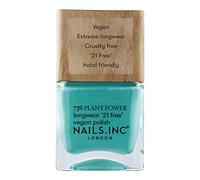 Nails.INC Plant Power Nail Polish - Vegan, Long Lasting Teal, Just Avoca-Do It