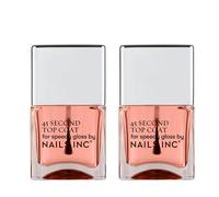 Nails Inc Retinol 45 Seconds Speedy Top Coat 14ml Duo