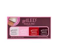 Nails.INC Season To Shine 4Pc LED Gel Polish Set, Long Lasting Gel Nail Kit | Salon-quality manicures at home with our non-toxic, 15-free gel formula