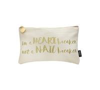 Nails Inc Slogan Cosmetic Bag, I'm a heart breaker not a nail breaker